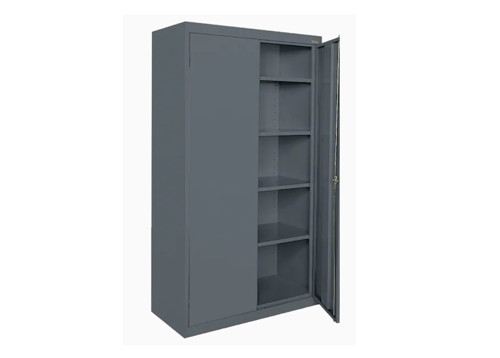 36-in W x 72-in H x 18-in D Steel Freestanding Garage Cabinet