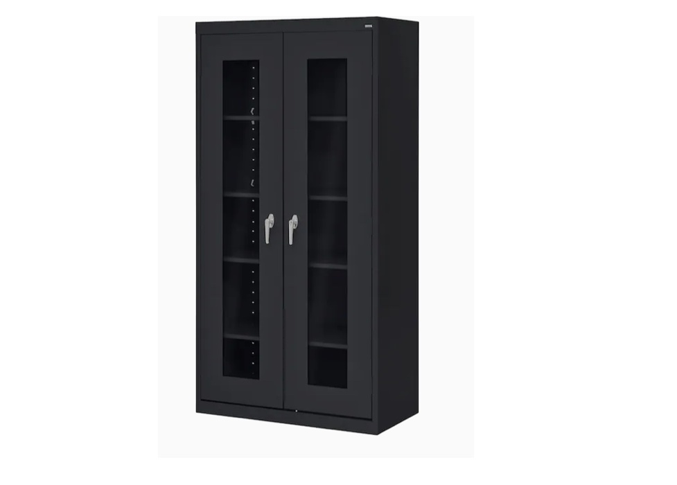 Cabinet 36-in W x 72-in H x 18-in D Steel Freestanding Garage Cabinet