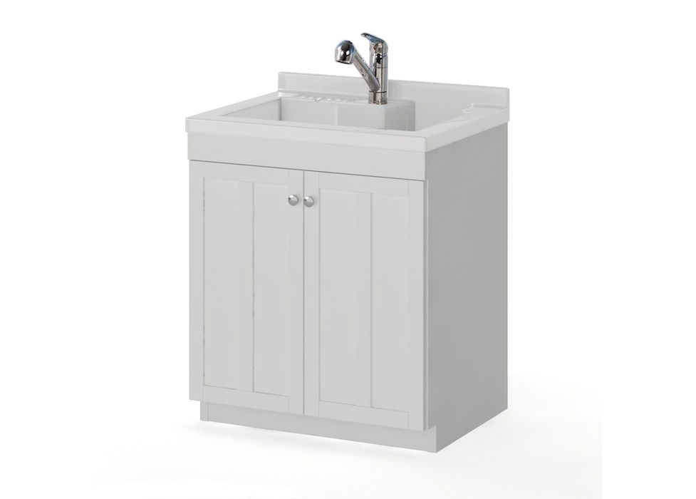 28inch ABS sink with laundry cabinet 